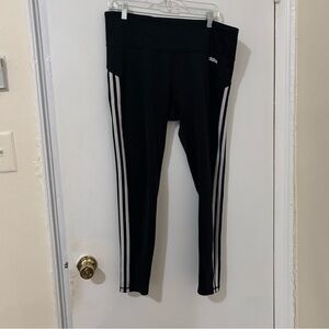 Adidas Black Stripe Leggings